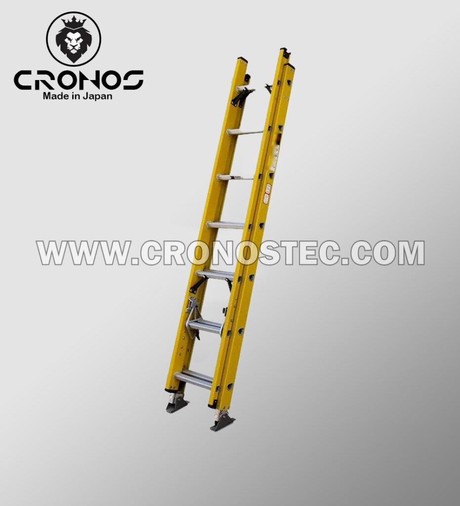 Escalera Telescópica De Fibra De Vidrio 10.00 M/ 36 PASOS.